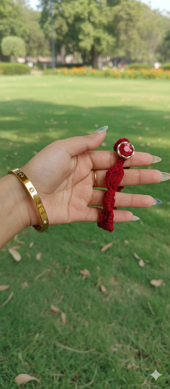 Crochet Fruit Charm | Textured Artisan Accessory