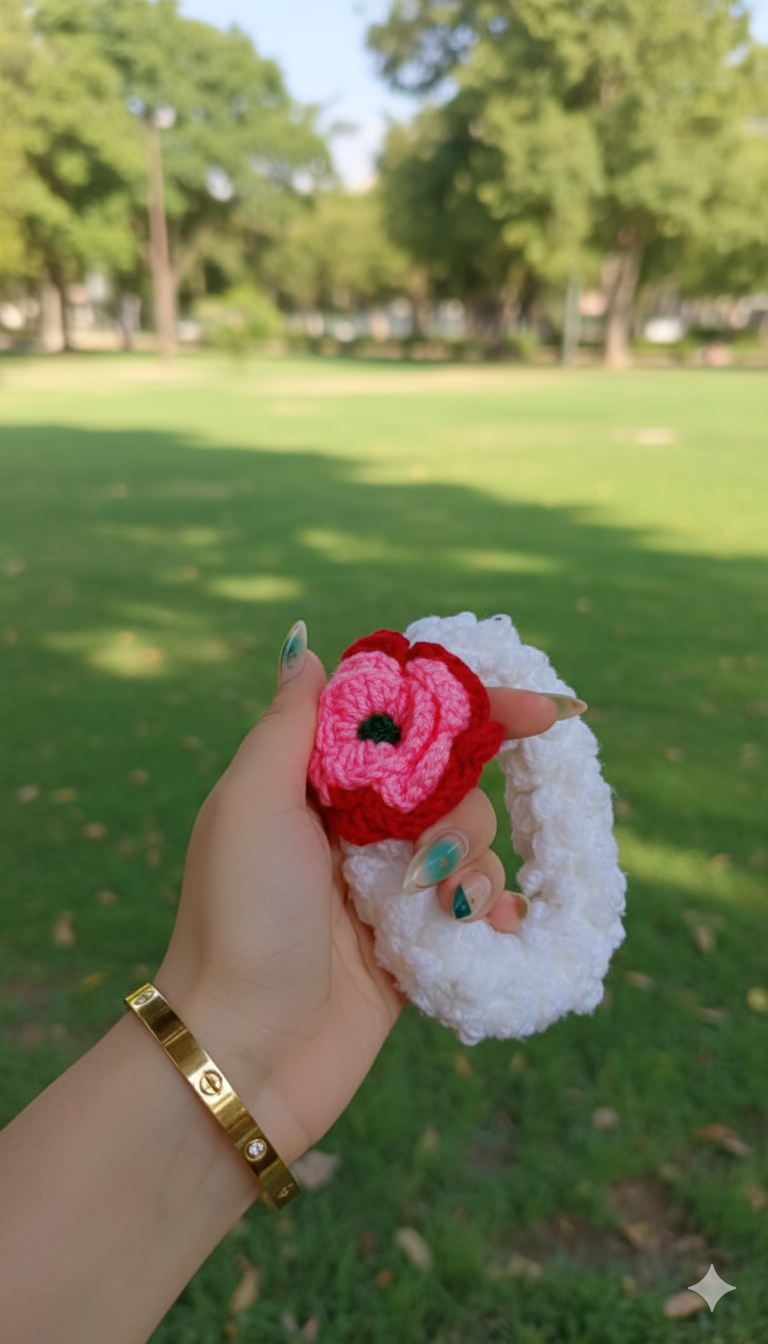 Crochet Fruit Charm | Textured Artisan Accessory
