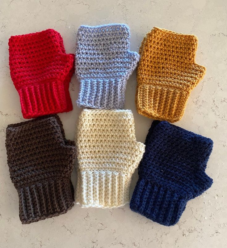 Handmade Crochet Fingerless Gloves | Premium Minimalist Wrist Warmers