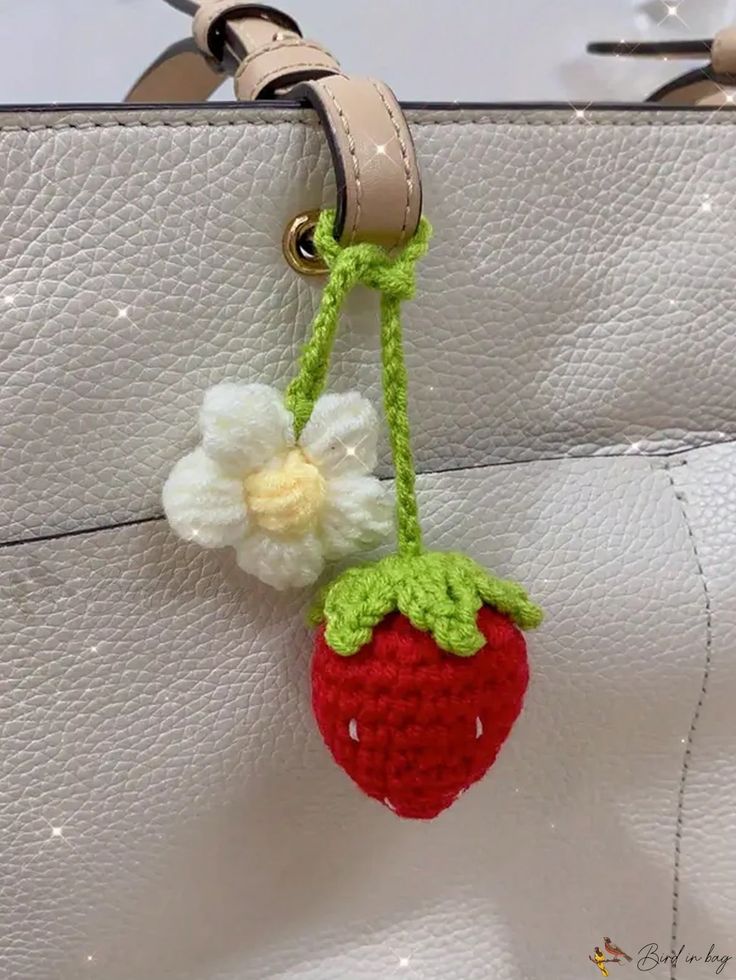 Crochet Flower Keychain | Artisan Bouquet Accessory